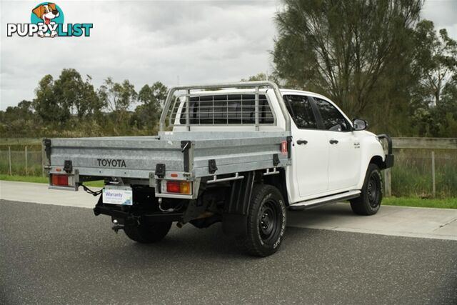 2018 TOYOTA HILUX SR DUAL CAB GUN126R CAB CHASSIS