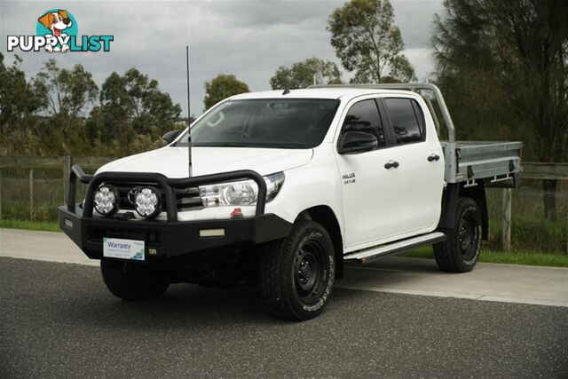 2018 TOYOTA HILUX SR DUAL CAB GUN126R CAB CHASSIS