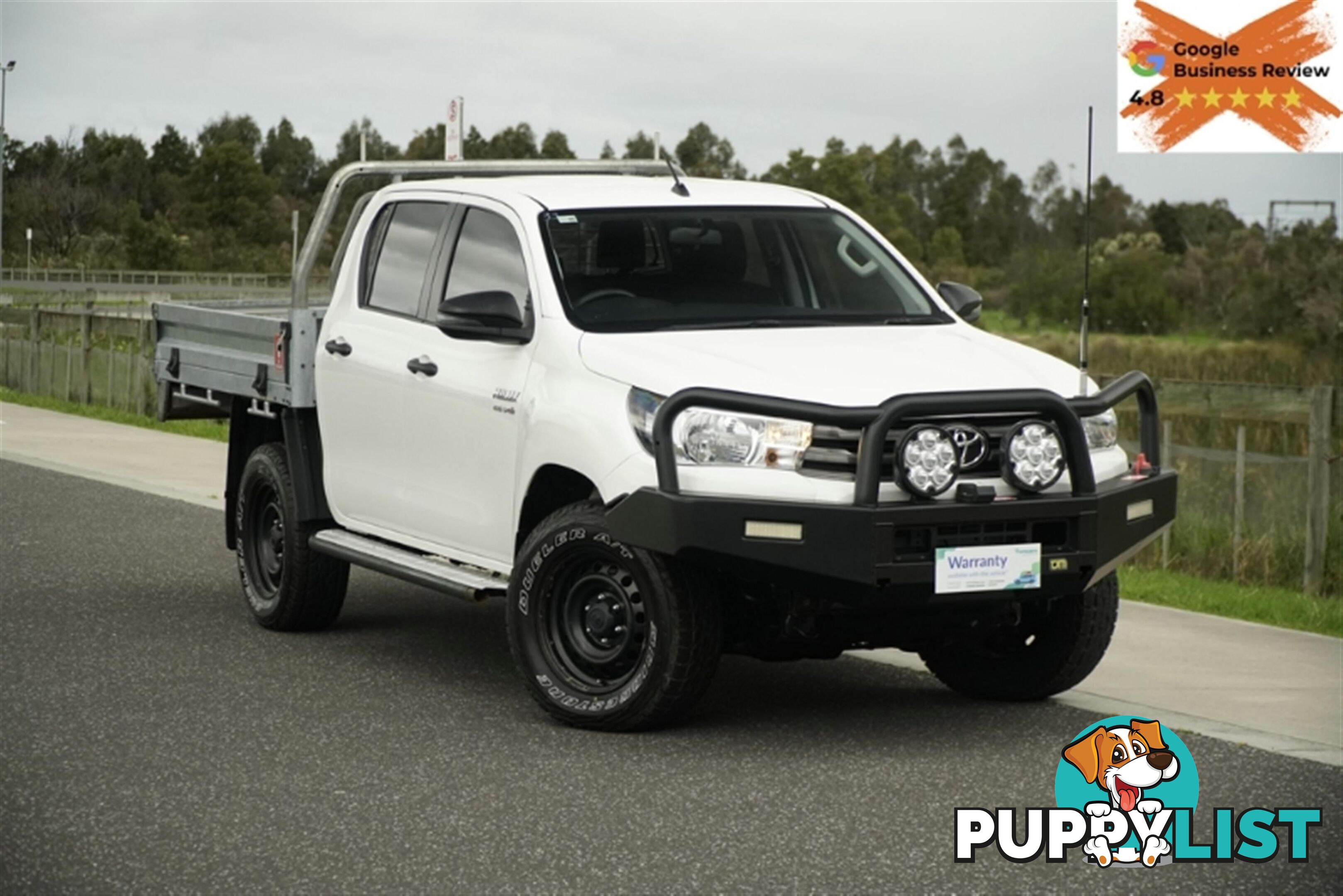 2018 TOYOTA HILUX SR DUAL CAB GUN126R CAB CHASSIS