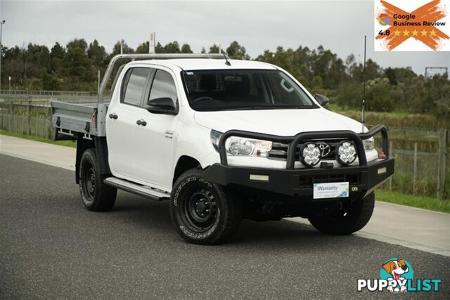 2018 TOYOTA HILUX SR DUAL CAB GUN126R CAB CHASSIS