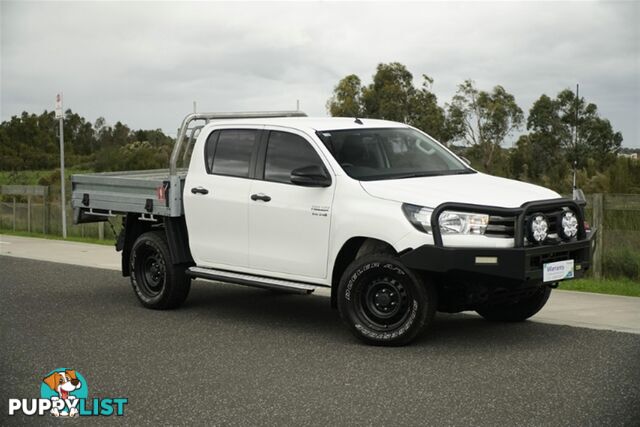 2018 TOYOTA HILUX SR DUAL CAB GUN126R CAB CHASSIS