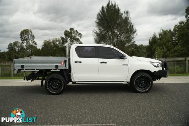 2018 TOYOTA HILUX SR DUAL CAB GUN126R CAB CHASSIS