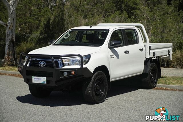 2019 TOYOTA HILUX SR DUAL CAB GUN126R CAB CHASSIS