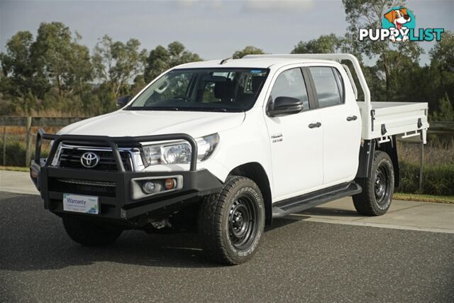 2019 TOYOTA HILUX SR DUAL CAB GUN126R CAB CHASSIS