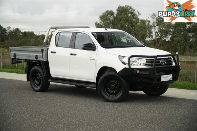 2018 TOYOTA HILUX SR DUAL CAB GUN126R CAB CHASSIS
