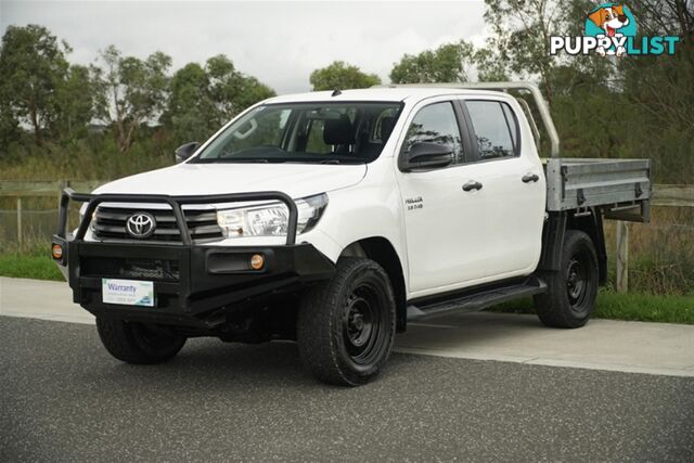 2018 TOYOTA HILUX SR DUAL CAB GUN126R CAB CHASSIS
