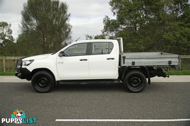 2018 TOYOTA HILUX SR DUAL CAB GUN126R CAB CHASSIS