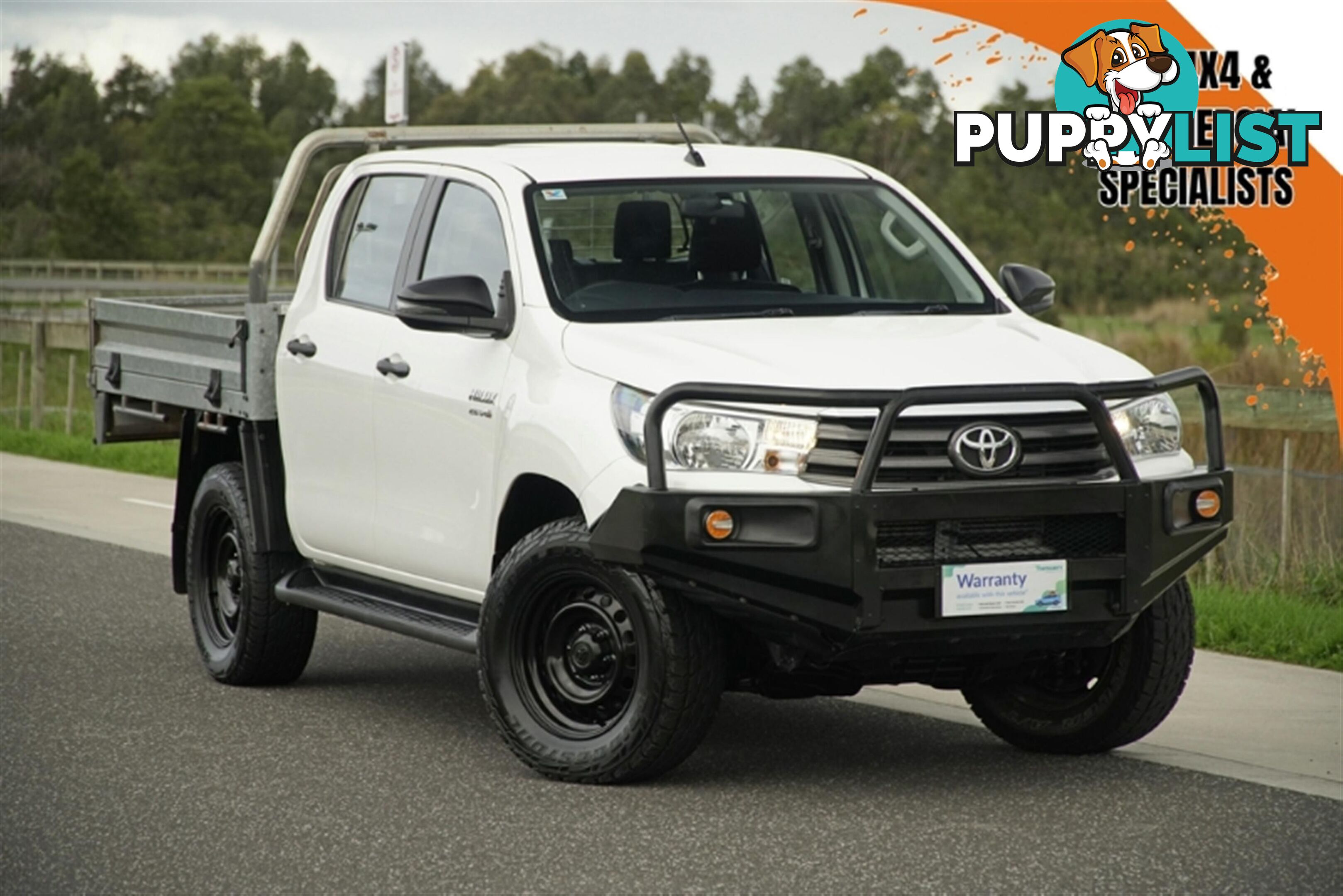 2018 TOYOTA HILUX SR DUAL CAB GUN126R CAB CHASSIS
