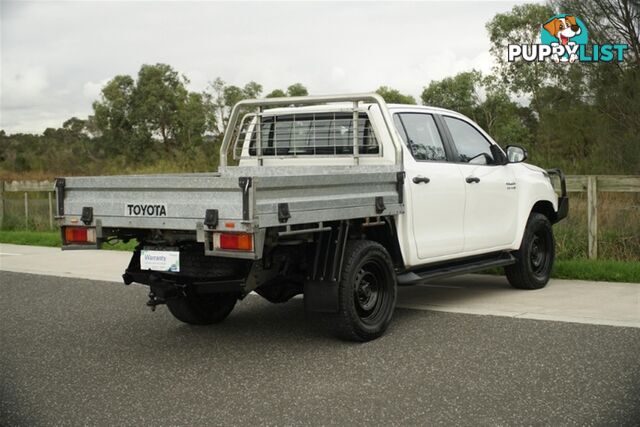 2018 TOYOTA HILUX SR DUAL CAB GUN126R CAB CHASSIS
