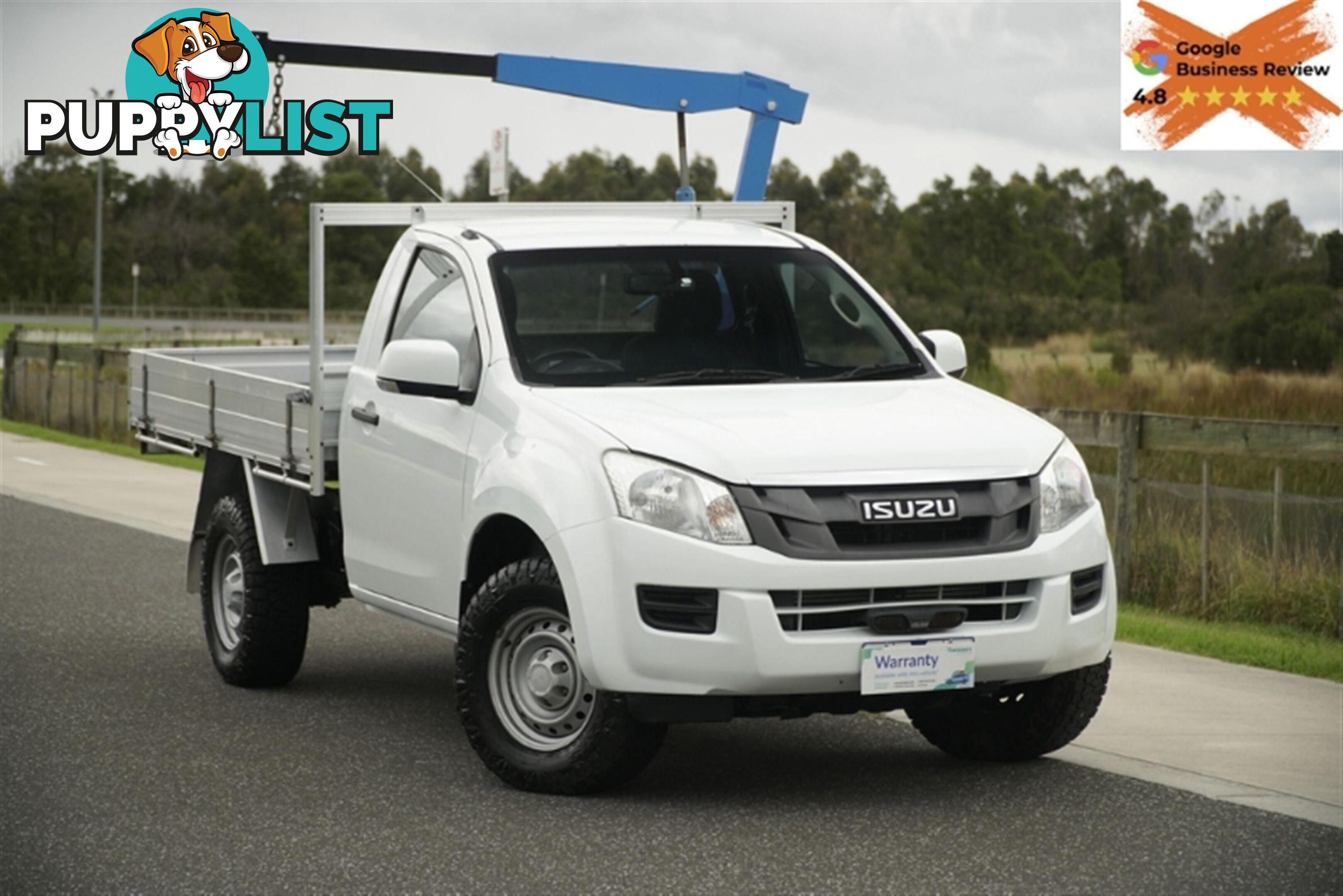 2016 ISUZU D-MAX SX SINGLE CAB MY17 CAB CHASSIS