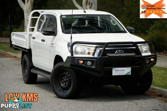 2019 TOYOTA HILUX SR DUAL CAB GUN126R CAB CHASSIS