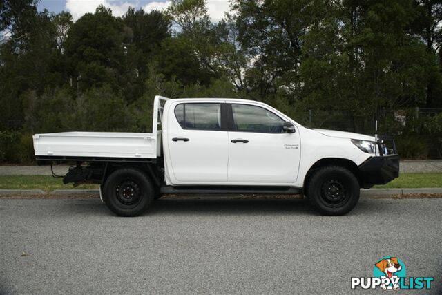 2019 TOYOTA HILUX SR DUAL CAB GUN126R CAB CHASSIS