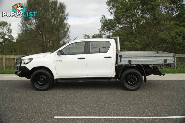 2017 TOYOTA HILUX SR DUAL CAB GUN126R CAB CHASSIS