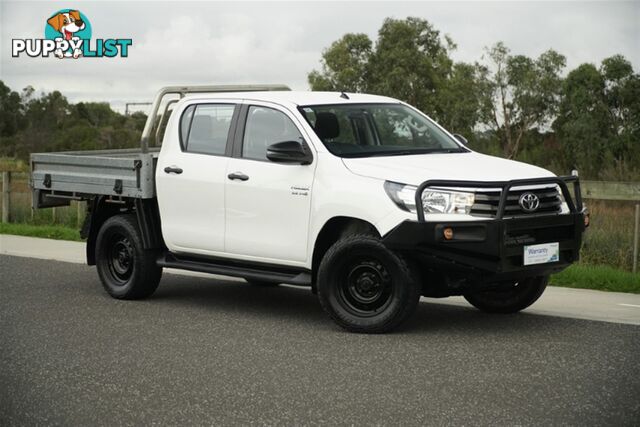 2017 TOYOTA HILUX SR DUAL CAB GUN126R CAB CHASSIS
