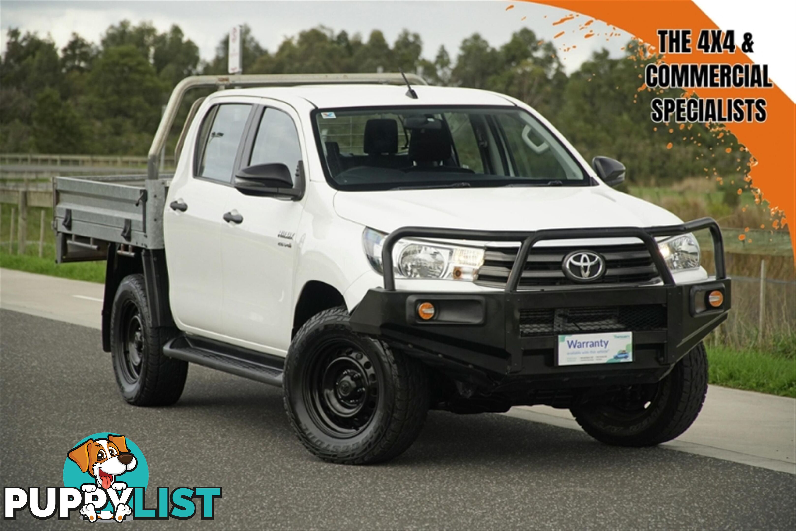 2017 TOYOTA HILUX SR DUAL CAB GUN126R CAB CHASSIS