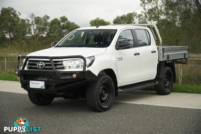 2017 TOYOTA HILUX SR DUAL CAB GUN126R CAB CHASSIS