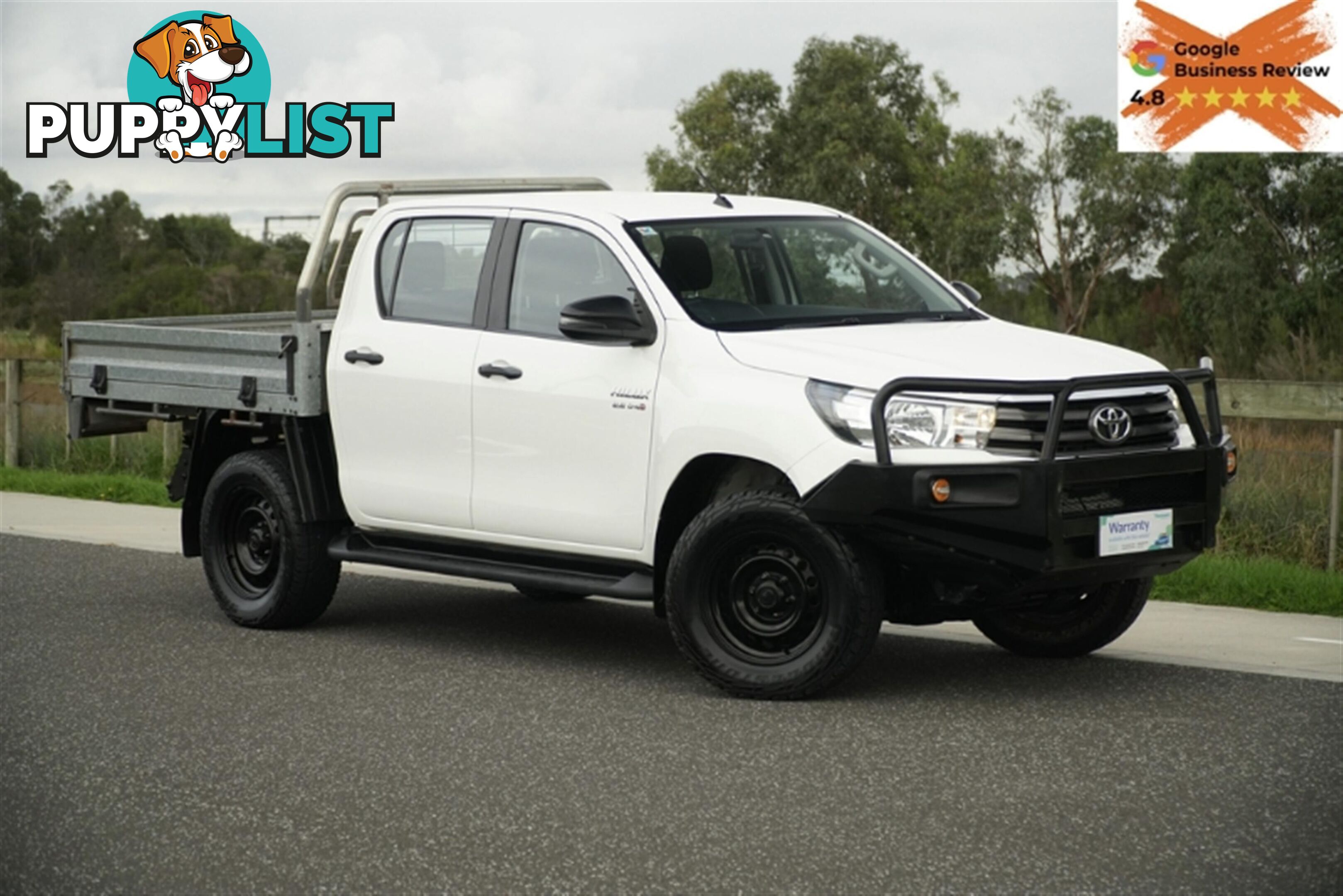 2017 TOYOTA HILUX SR DUAL CAB GUN126R CAB CHASSIS