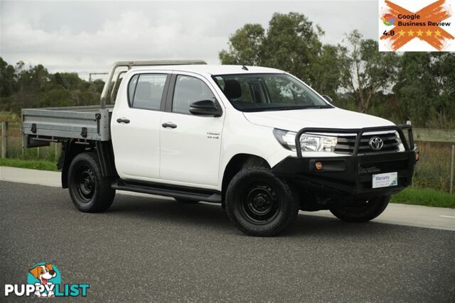 2017 TOYOTA HILUX SR DUAL CAB GUN126R CAB CHASSIS