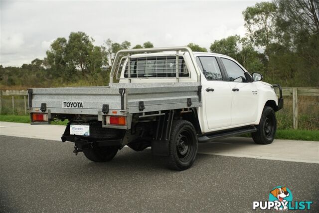 2017 TOYOTA HILUX SR DUAL CAB GUN126R CAB CHASSIS