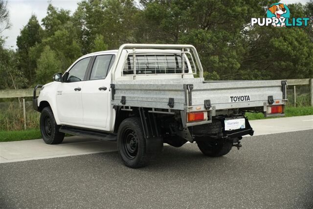 2017 TOYOTA HILUX SR DUAL CAB GUN126R CAB CHASSIS