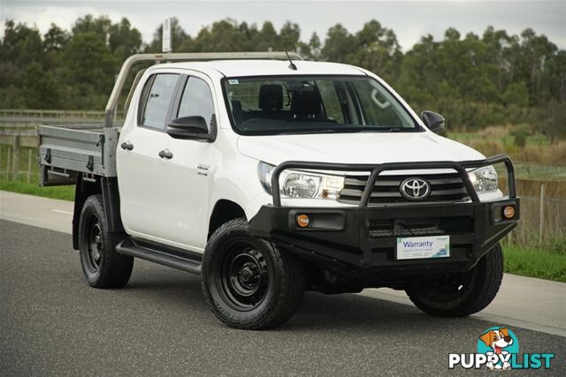 2017 TOYOTA HILUX SR DUAL CAB GUN126R CAB CHASSIS