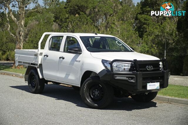 2020 TOYOTA HILUX WORKMATE DUAL CAB GUN125R CAB CHASSIS