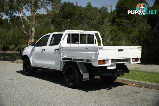 2020 TOYOTA HILUX WORKMATE DUAL CAB GUN125R CAB CHASSIS