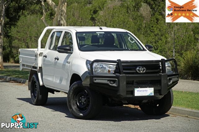 2020 TOYOTA HILUX WORKMATE DUAL CAB GUN125R CAB CHASSIS