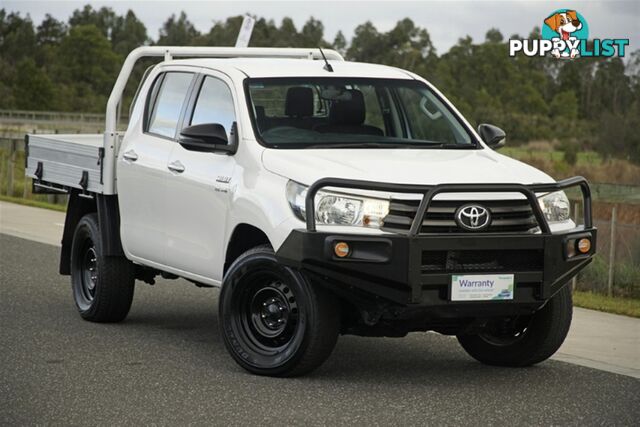 2018 TOYOTA HILUX SR DUAL CAB GUN126R CAB CHASSIS