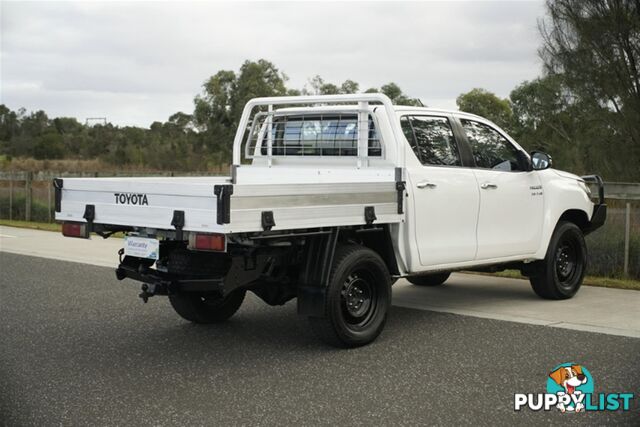 2018 TOYOTA HILUX SR DUAL CAB GUN126R CAB CHASSIS