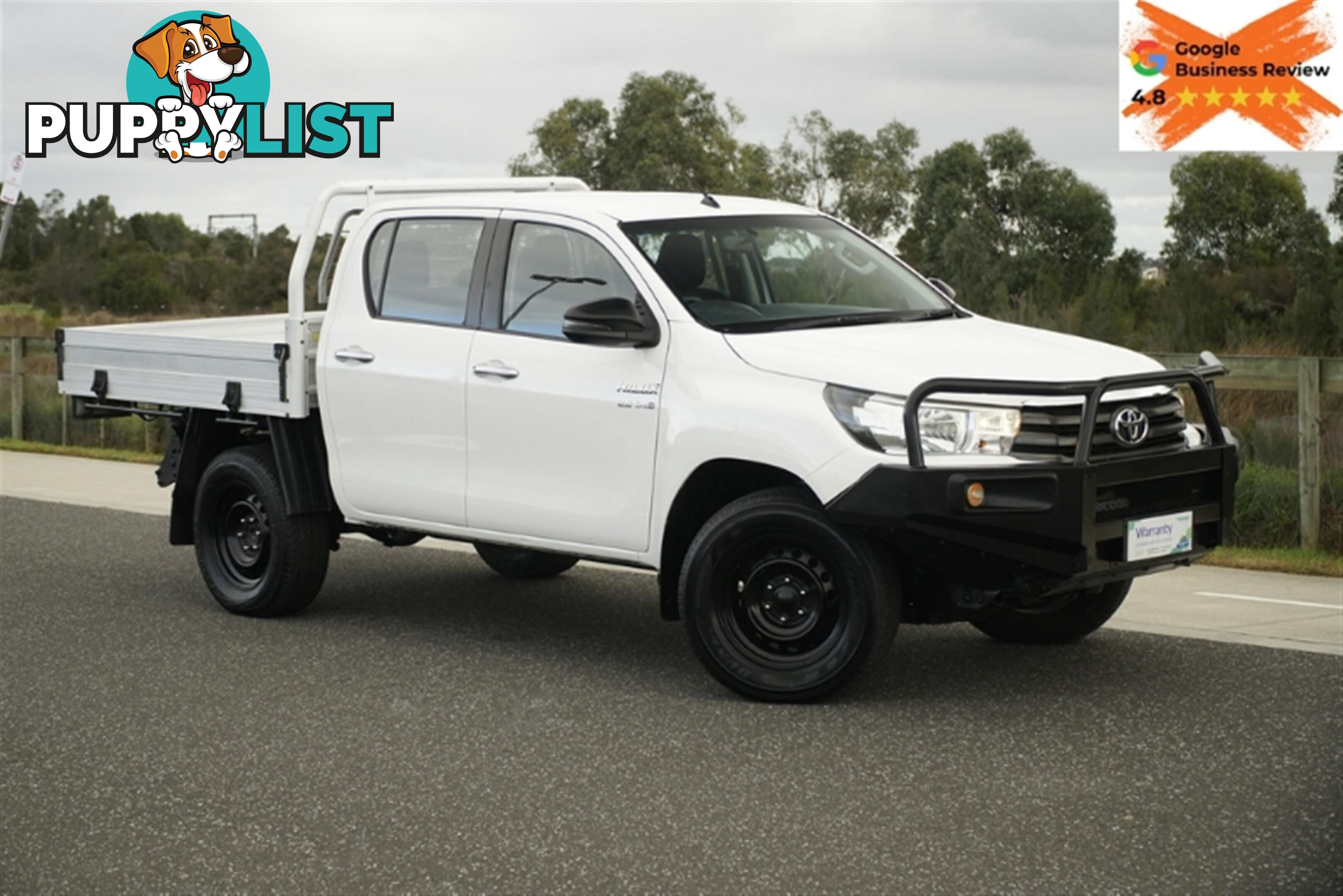 2018 TOYOTA HILUX SR DUAL CAB GUN126R CAB CHASSIS