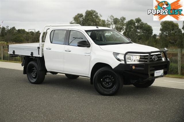 2018 TOYOTA HILUX SR DUAL CAB GUN126R CAB CHASSIS