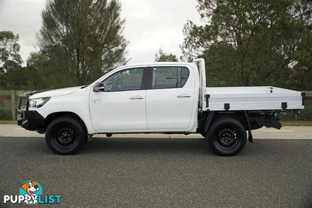 2018 TOYOTA HILUX SR DUAL CAB GUN126R CAB CHASSIS