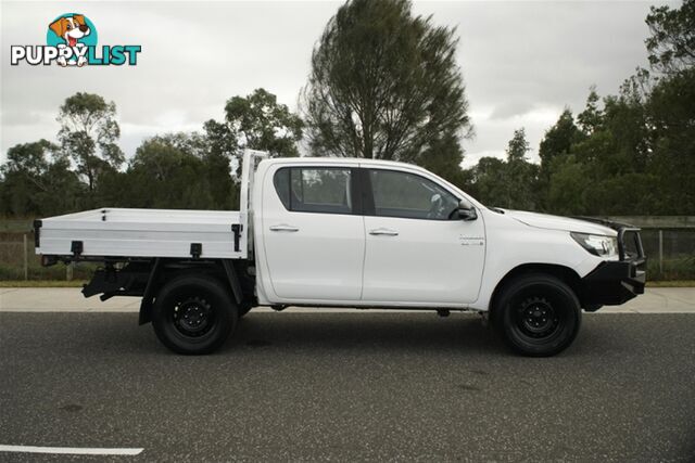 2018 TOYOTA HILUX SR DUAL CAB GUN126R CAB CHASSIS