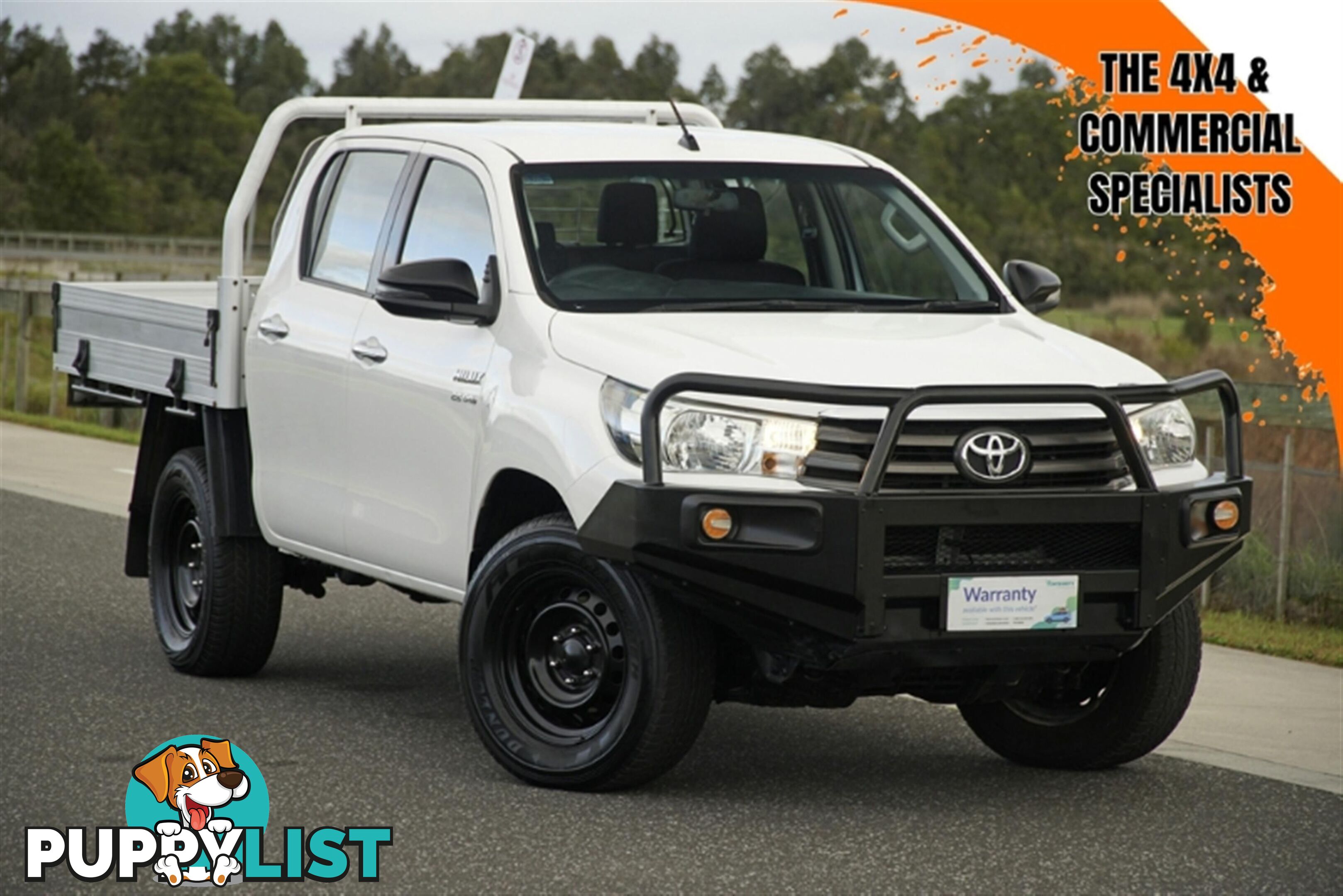 2018 TOYOTA HILUX SR DUAL CAB GUN126R CAB CHASSIS
