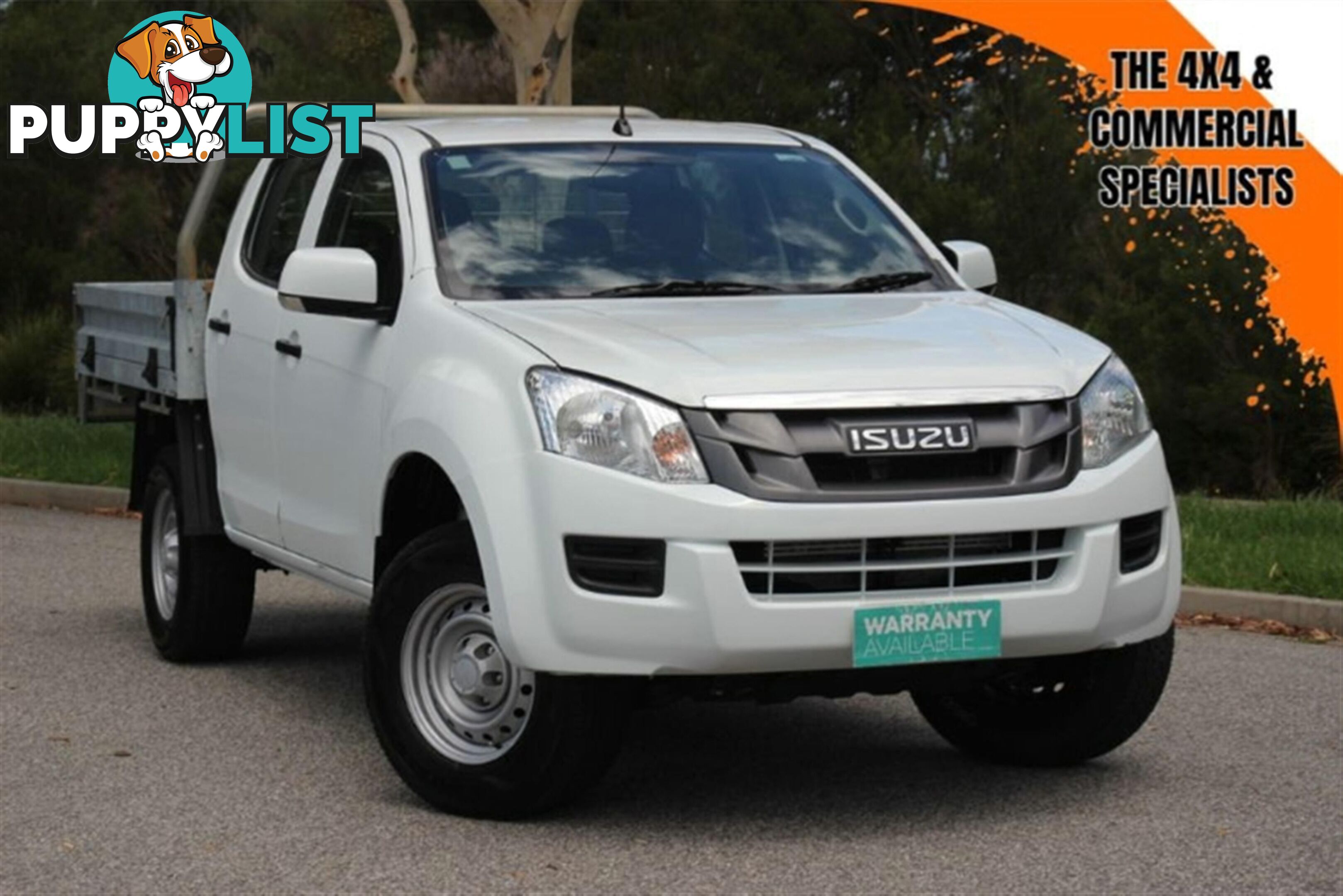 2016 ISUZU D-MAX SX DUAL CAB MY15 CAB CHASSIS