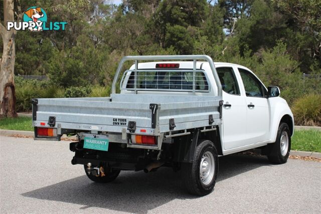 2016 ISUZU D-MAX SX DUAL CAB MY15 CAB CHASSIS
