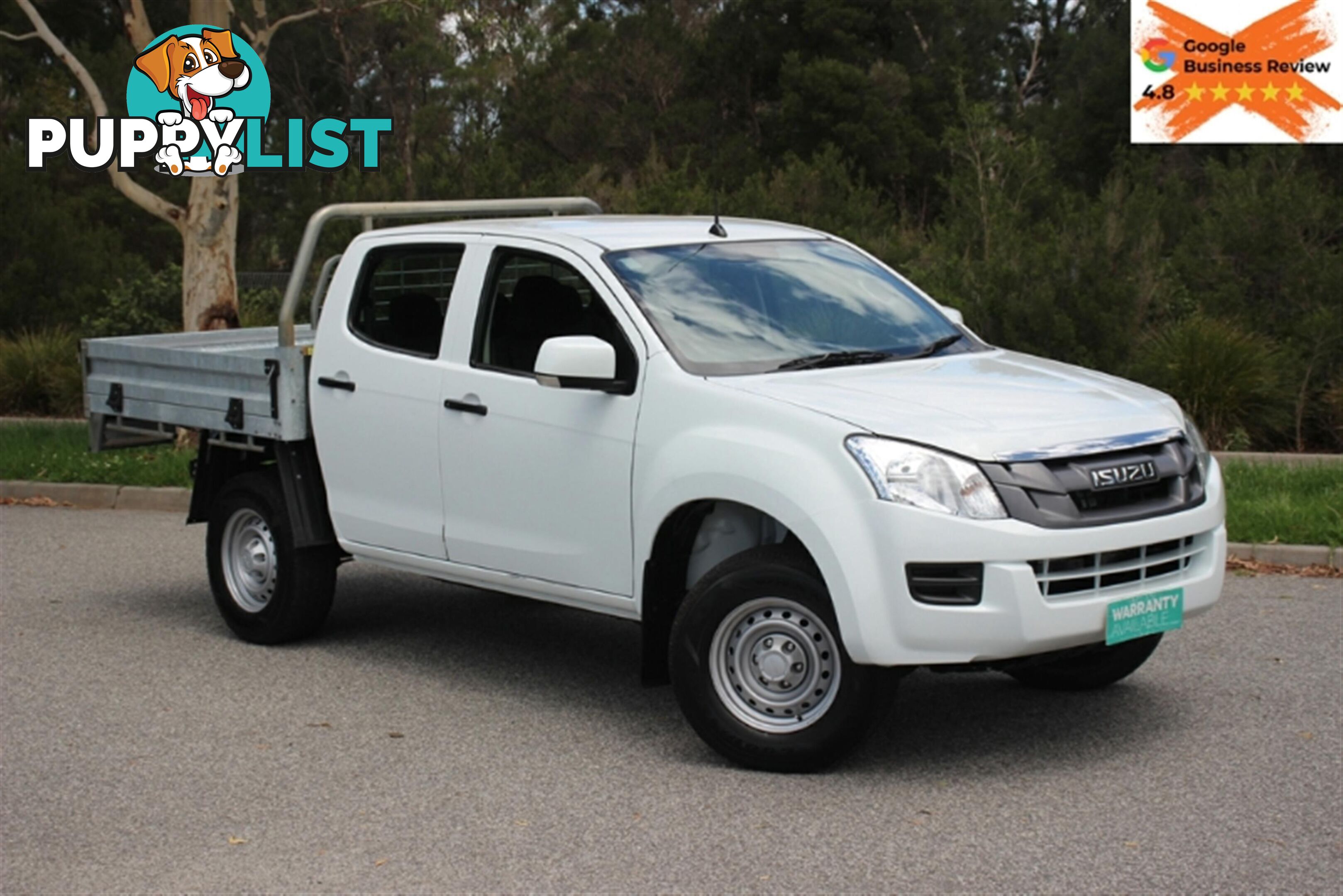 2016 ISUZU D-MAX SX DUAL CAB MY15 CAB CHASSIS