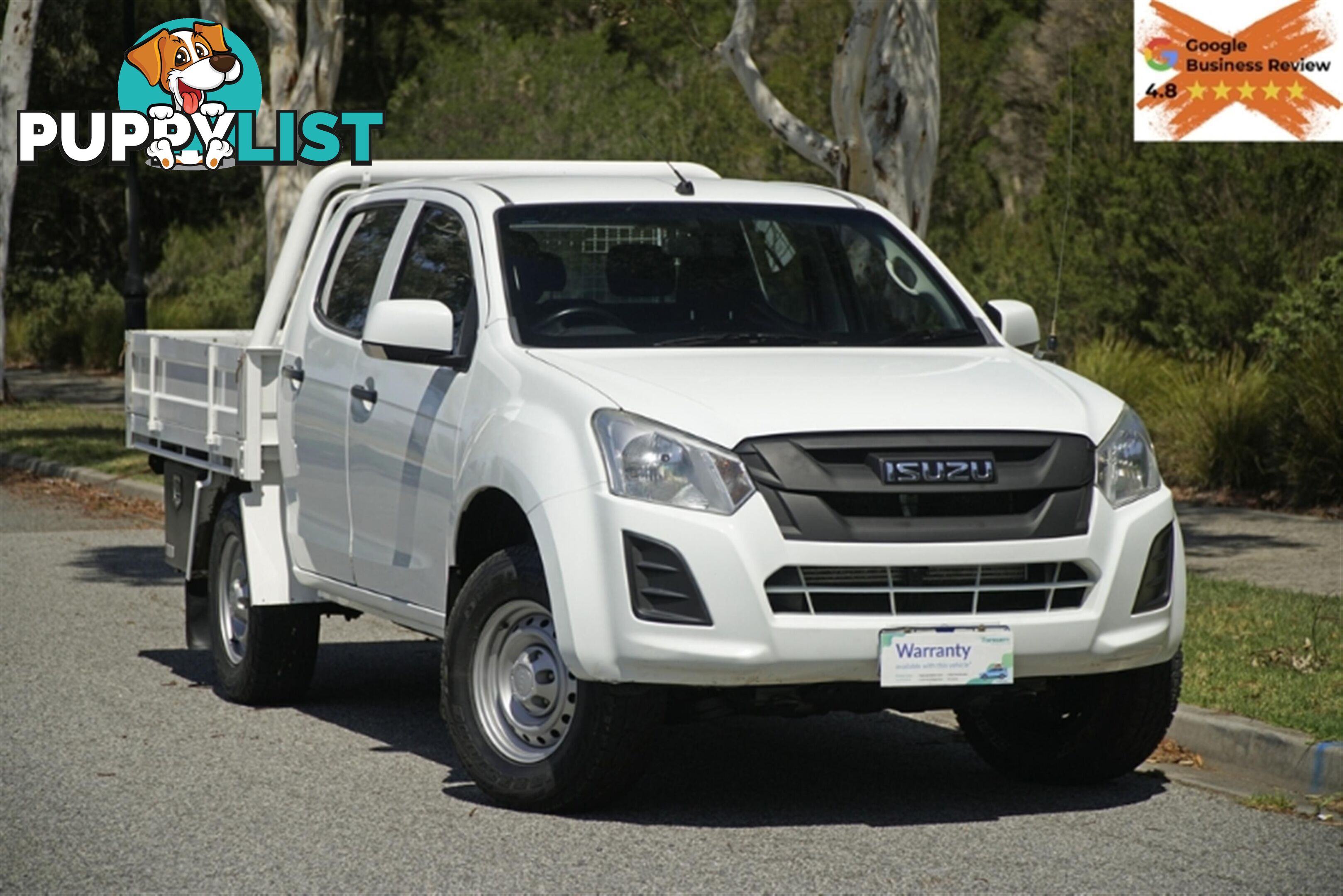 2017 ISUZU D-MAX SX DUAL CAB MY17 CAB CHASSIS