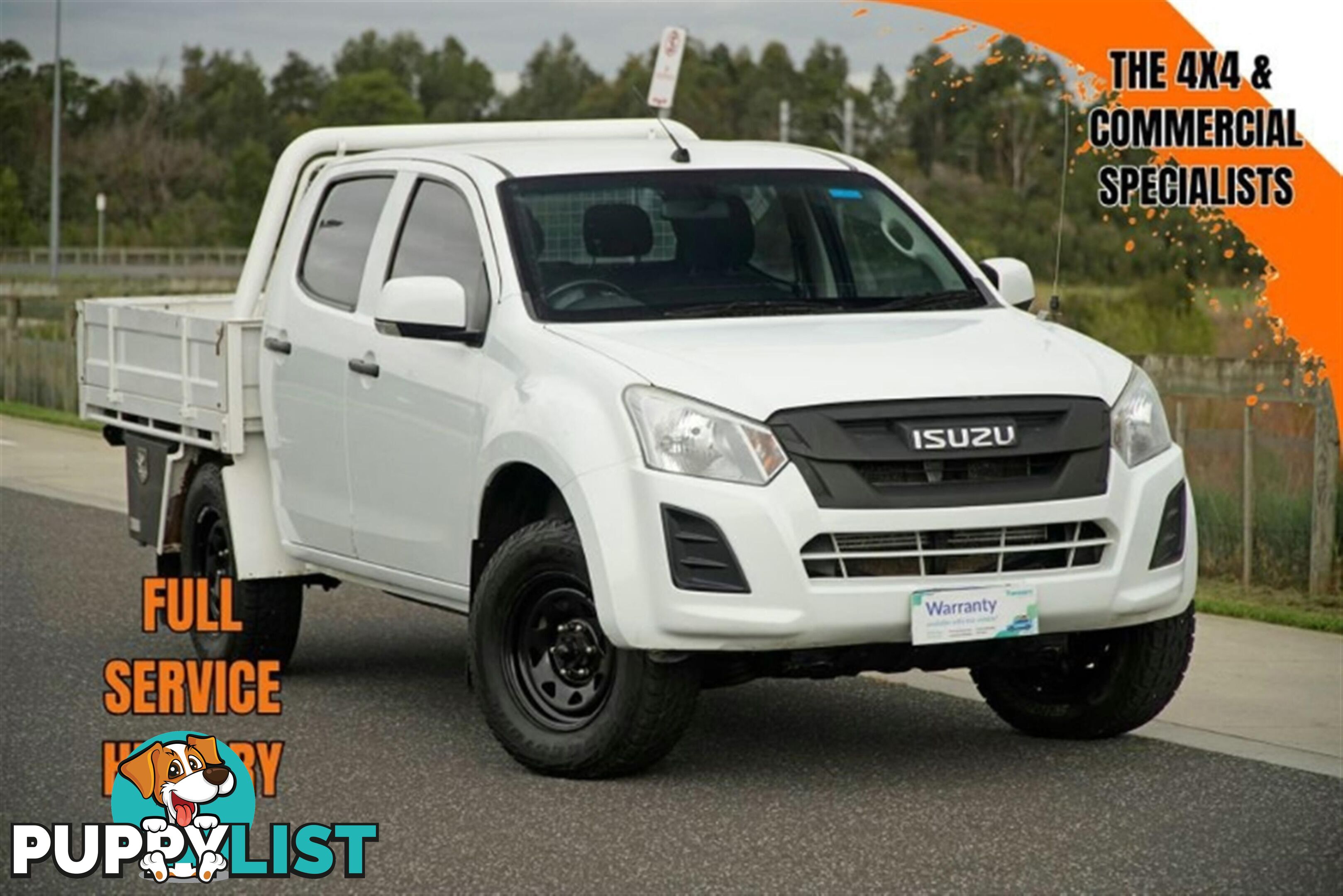 2017 ISUZU D-MAX SX DUAL CAB MY17 CAB CHASSIS
