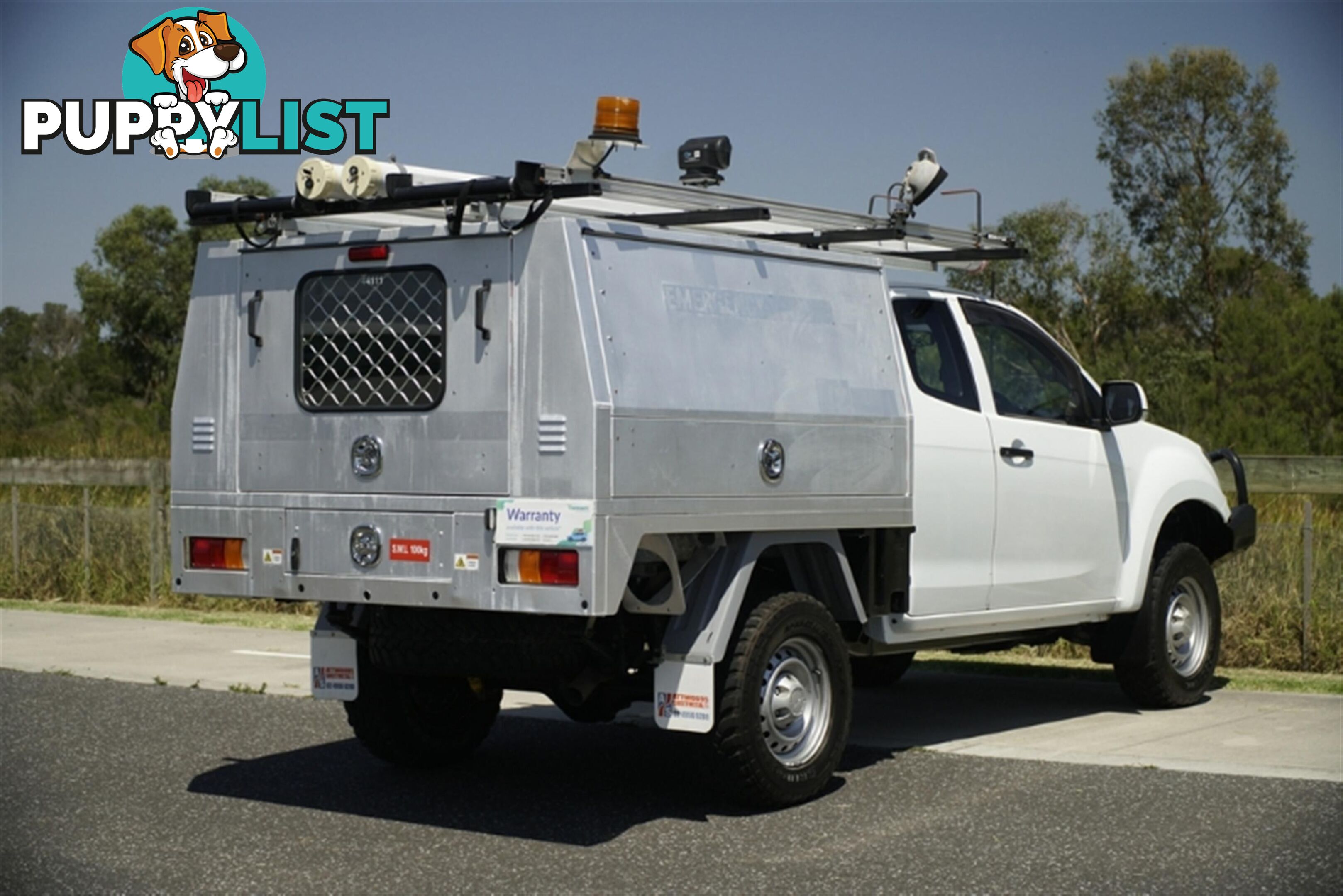 2017 ISUZU D-MAX SX EXTENDED CAB MY17 CAB CHASSIS