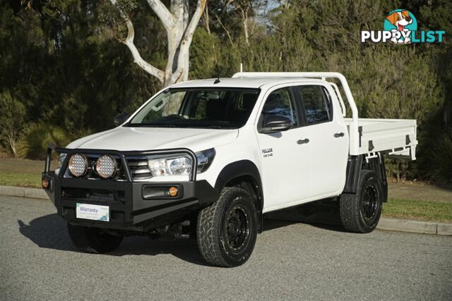 2019 TOYOTA HILUX SR DUAL CAB GUN126R CAB CHASSIS
