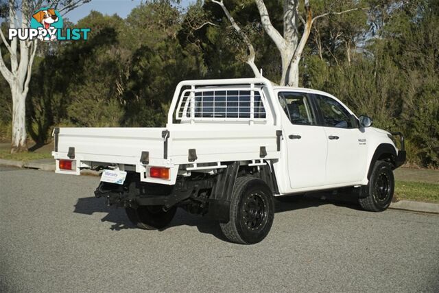 2019 TOYOTA HILUX SR DUAL CAB GUN126R CAB CHASSIS