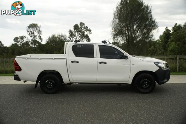 2017 TOYOTA HILUX WORKMATE DUAL CAB TGN121R UTILITY