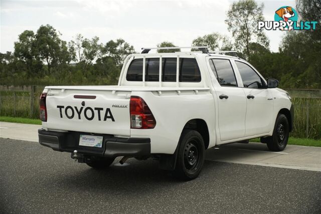 2017 TOYOTA HILUX WORKMATE DUAL CAB TGN121R UTILITY