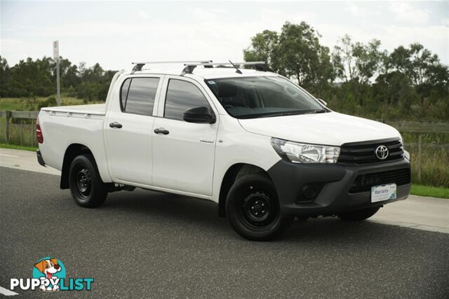 2017 TOYOTA HILUX WORKMATE DUAL CAB TGN121R UTILITY