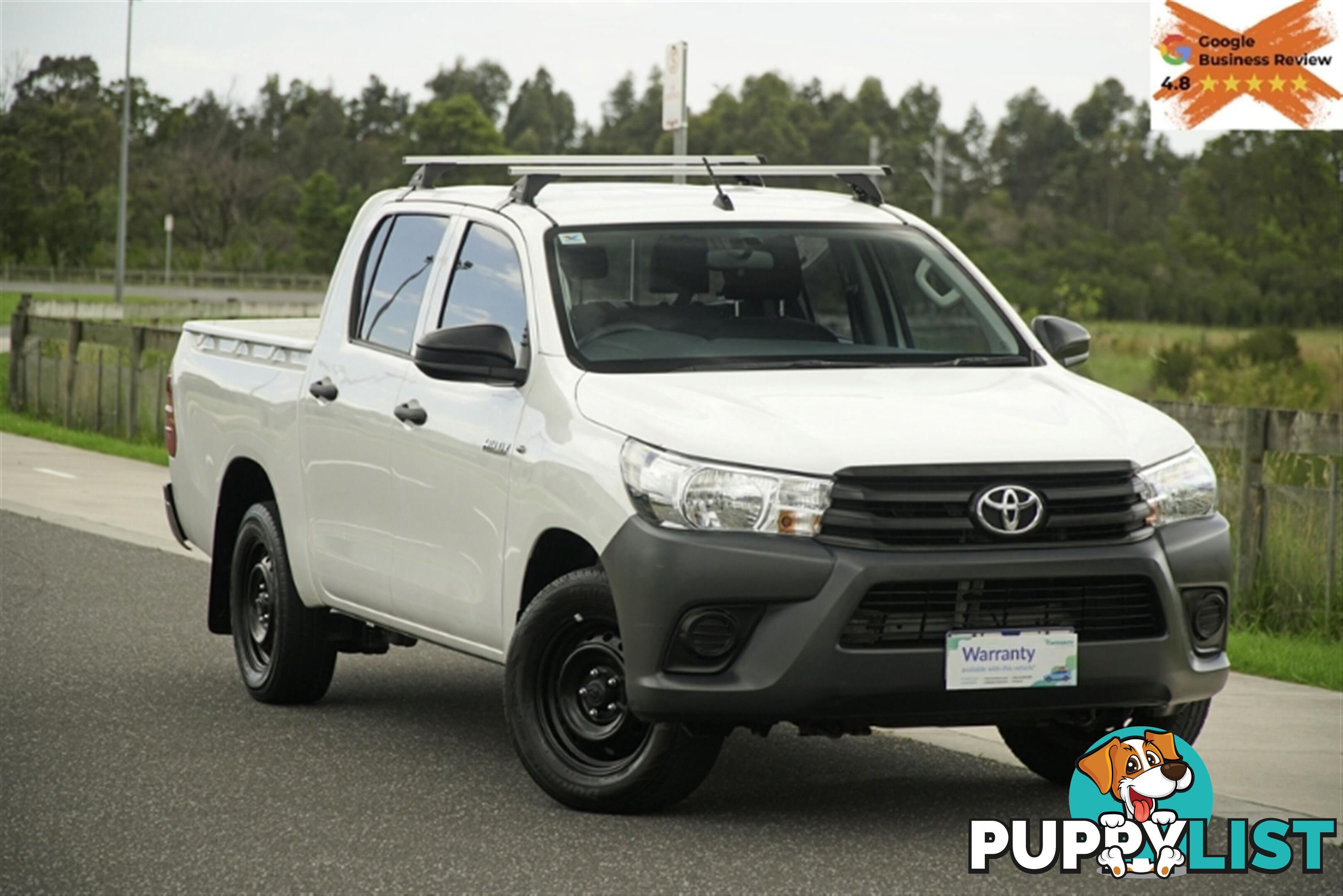 2017 TOYOTA HILUX WORKMATE DUAL CAB TGN121R UTILITY