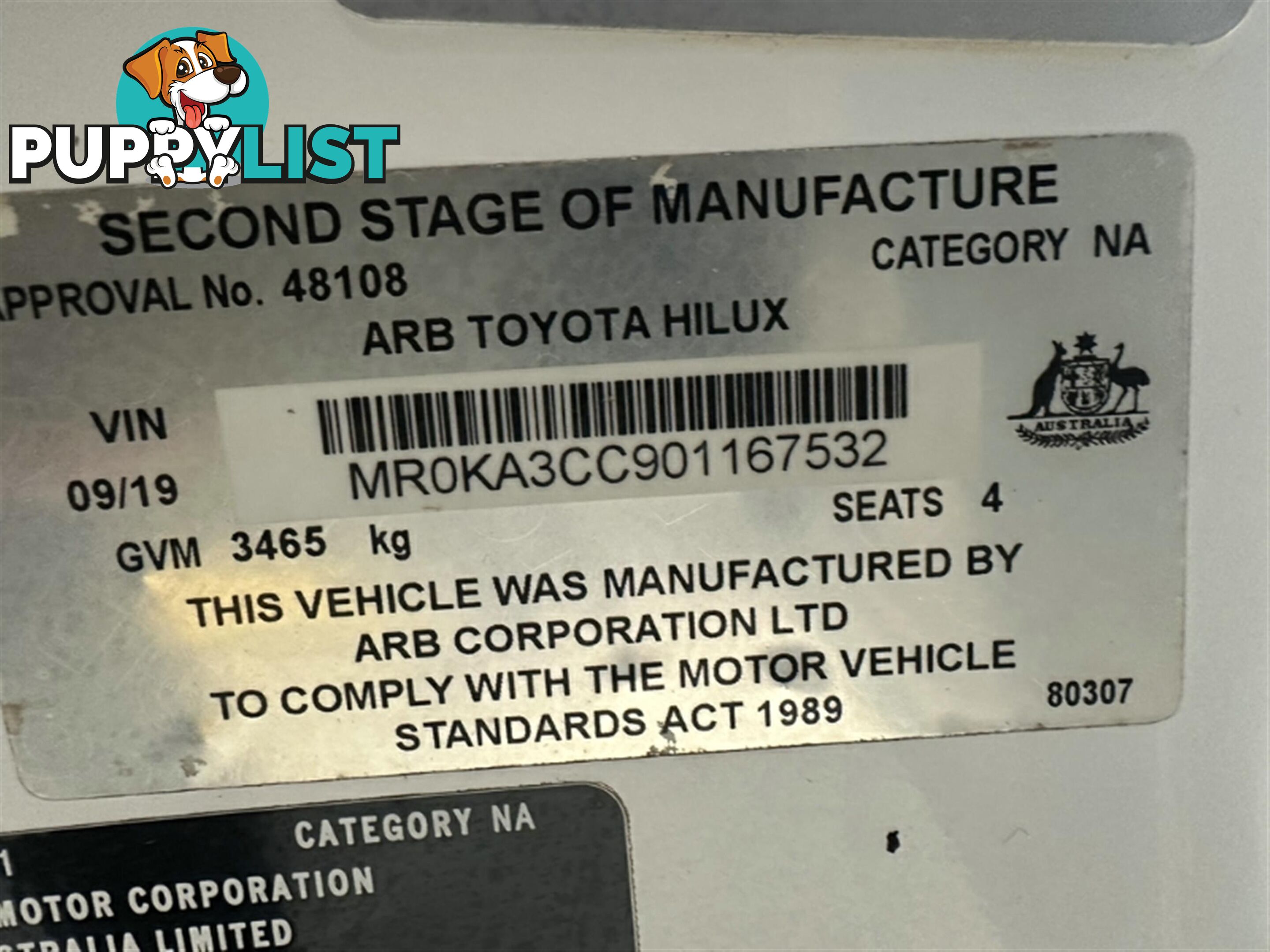 2019 TOYOTA HILUX SR EXTENDED CAB GUN126R CAB CHASSIS