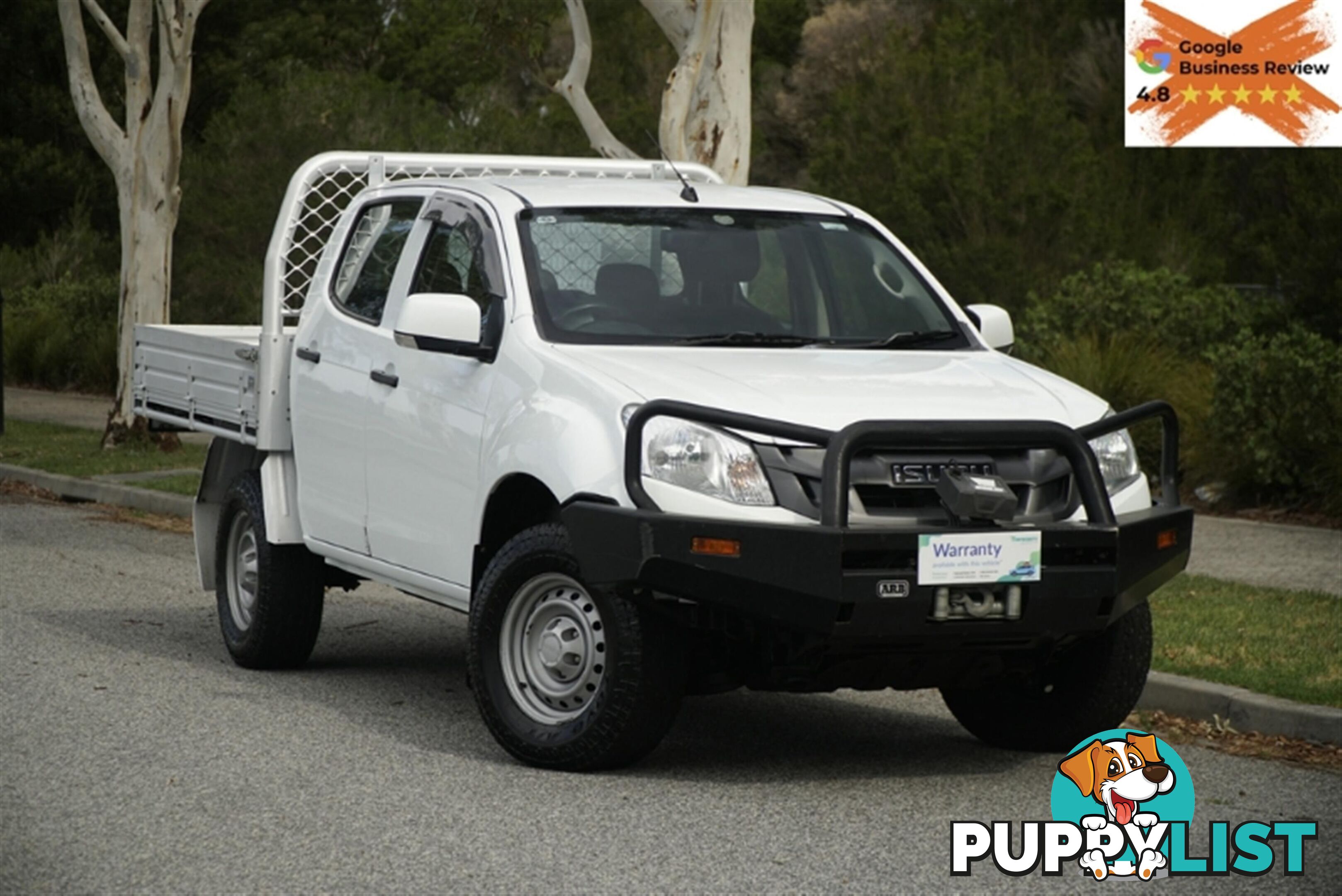 2016 ISUZU D-MAX SX DUAL CAB MY15.5 CAB CHASSIS