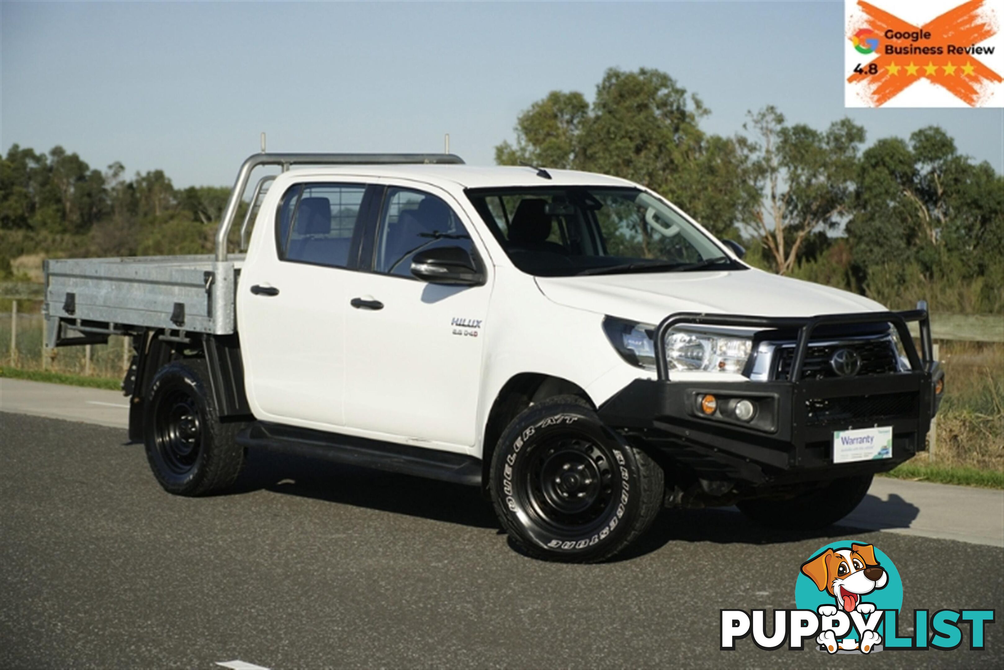 2019 TOYOTA HILUX SR DUAL CAB GUN126R CAB CHASSIS